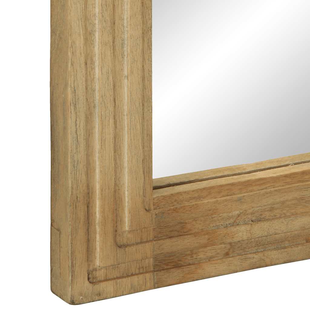 Bathroom Mirror Brown 50x70x2.5 cm Solid Wood Mango