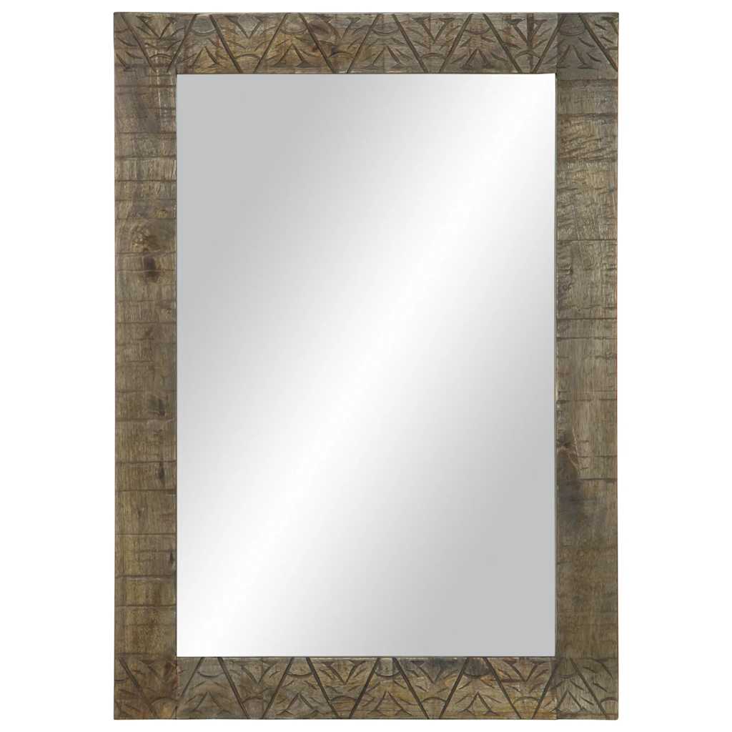 Bathroom Mirror 50x2.5x70 cm Solid Wood Mango