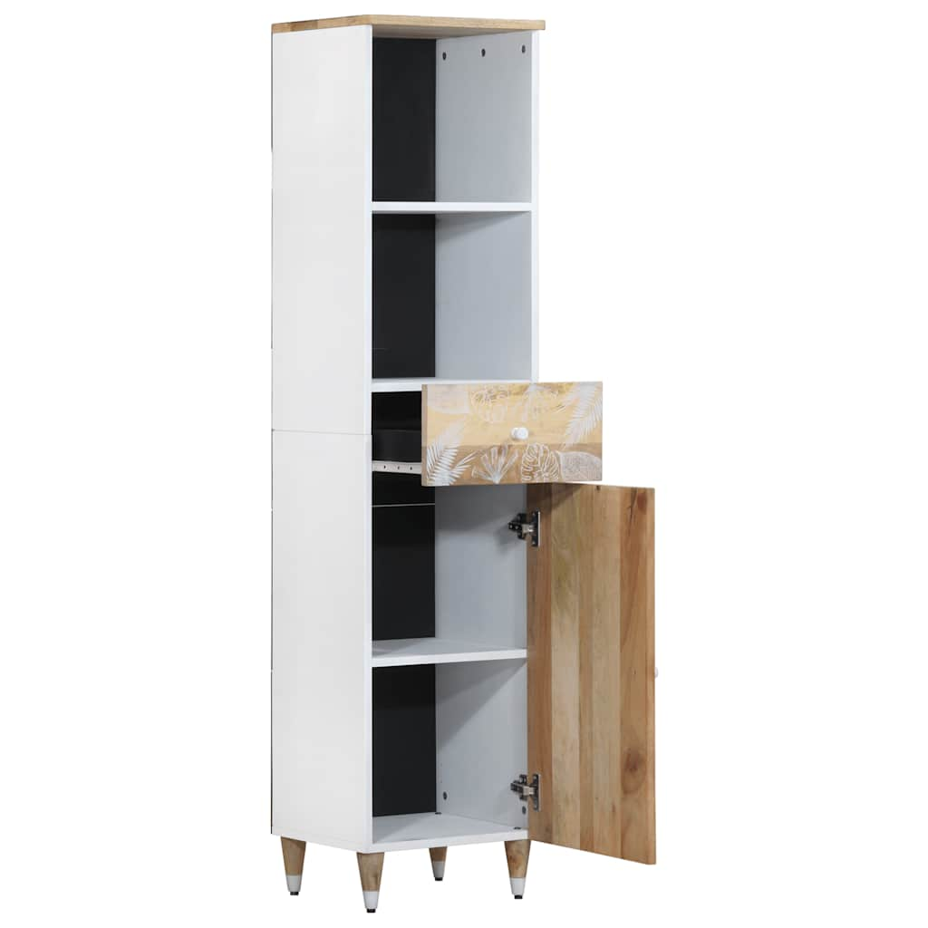 Bathroom Cabinet 38x33.5x160 cm Solid Wood Mango