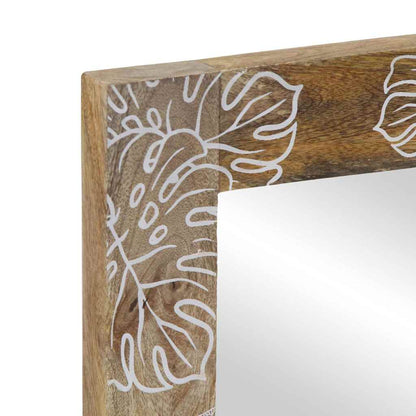 Bathroom Mirror 50x3x70 cm Solid Wood Mango