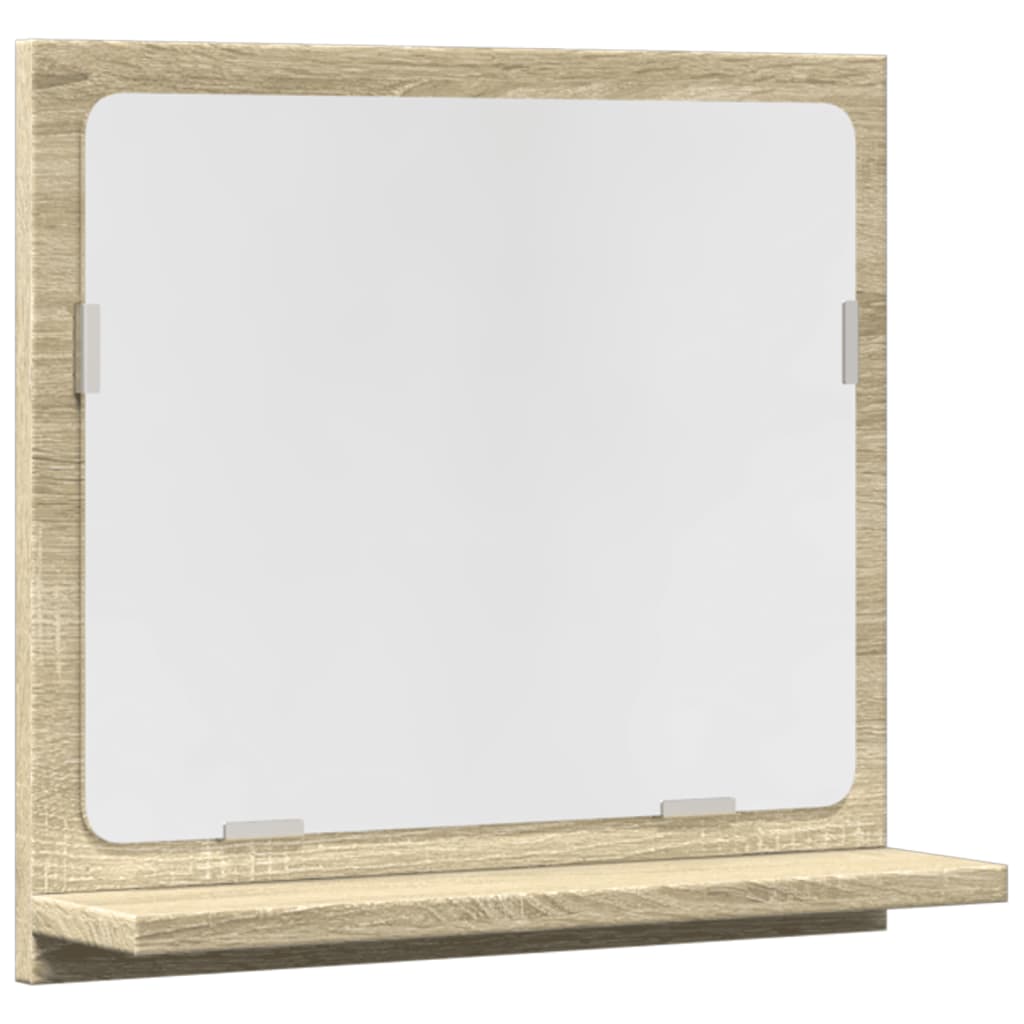 Bathroom Mirror Cabinet Sonoma Oak 40x11x37 cm Engineered Wood - Bend