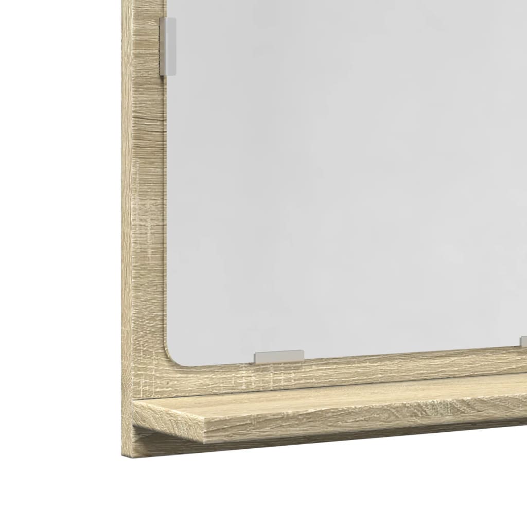 Bathroom Mirror Cabinet Sonoma Oak 40x11x37 cm Engineered Wood - Bend