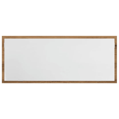 LED Bathroom Mirror Artisan Oak 100x8.5x37 cm Engineered Wood - Bend