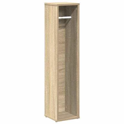 Bathroom Cabinet with Roll Holder Sonoma Oak 20.5x20x90 cm