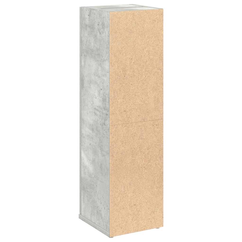 Bathroom Cabinet with Roll Holder Concrete Grey 20.5x22x72 cm