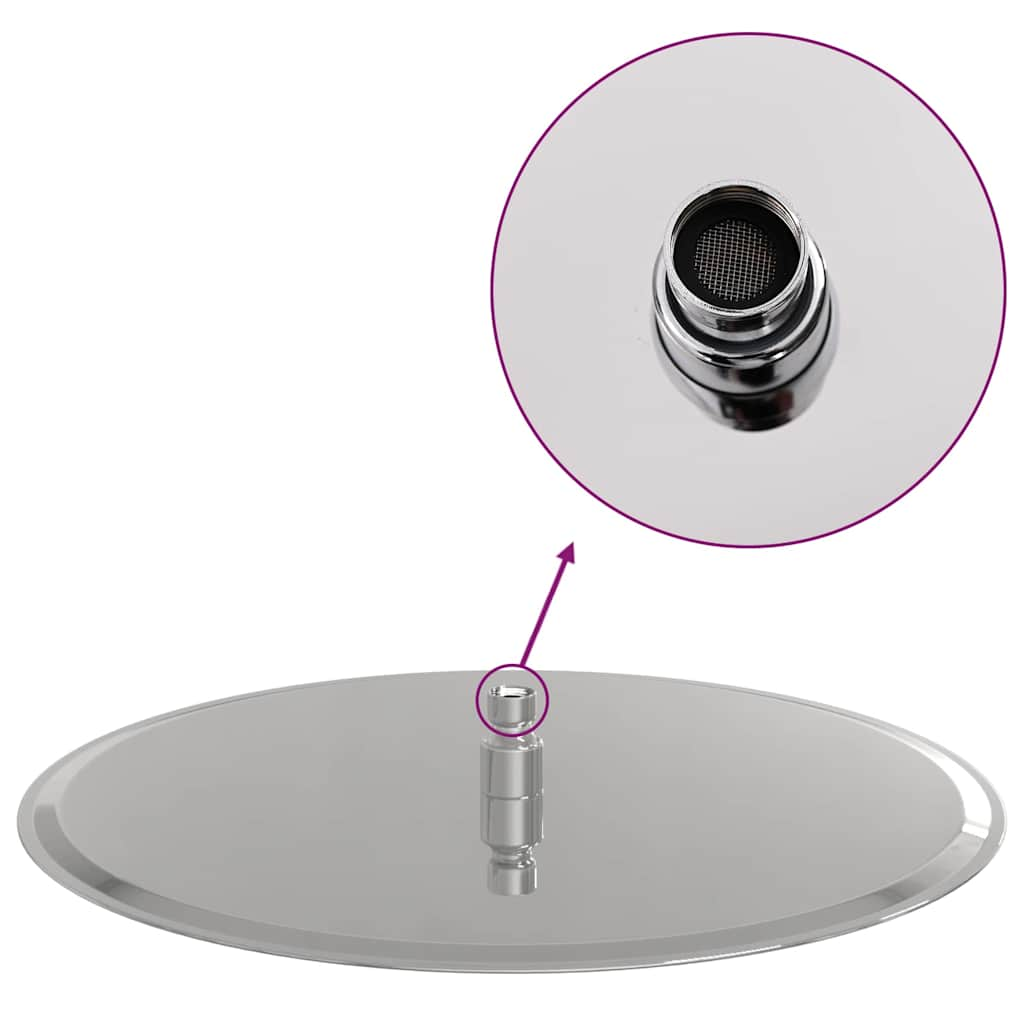 Rain Shower Head Stainless Steel 304 40 cm Round - Bend