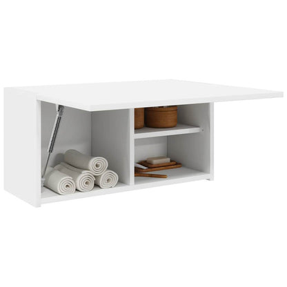 Bathroom Wall Cabinet White 60x25x30 cm Engineered Wood - Bend