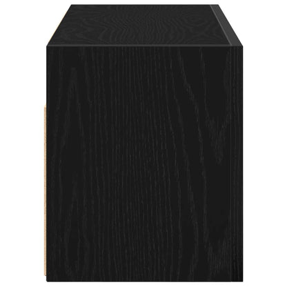 Bathroom Wall Cabinet Black 60x25x30 cm Engineered Wood - Bend