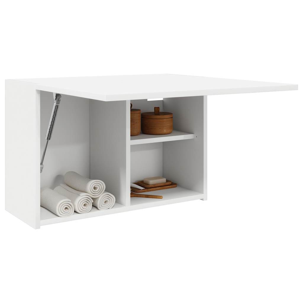 Bathroom Wall Cabinet White 60x25x40 cm Engineered Wood - Bend