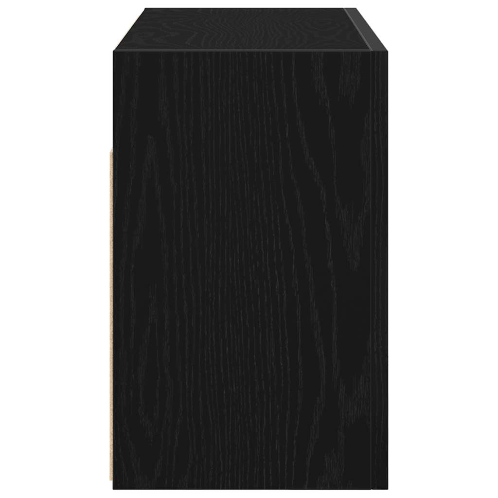 Bathroom Wall Cabinet Black 60x25x40 cm Engineered Wood - Bend