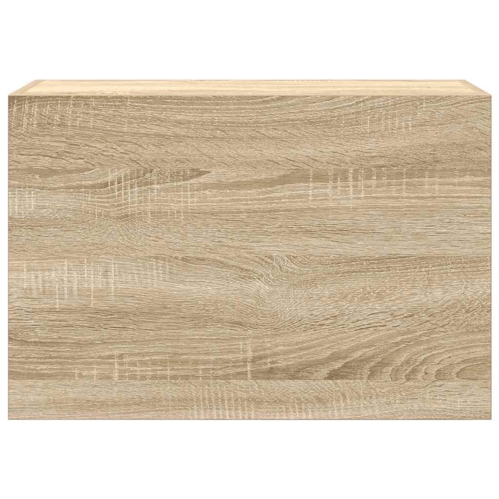 Bathroom Wall Cabinet Sonoma Oak 60x25x40 cm Engineered Wood - Bend