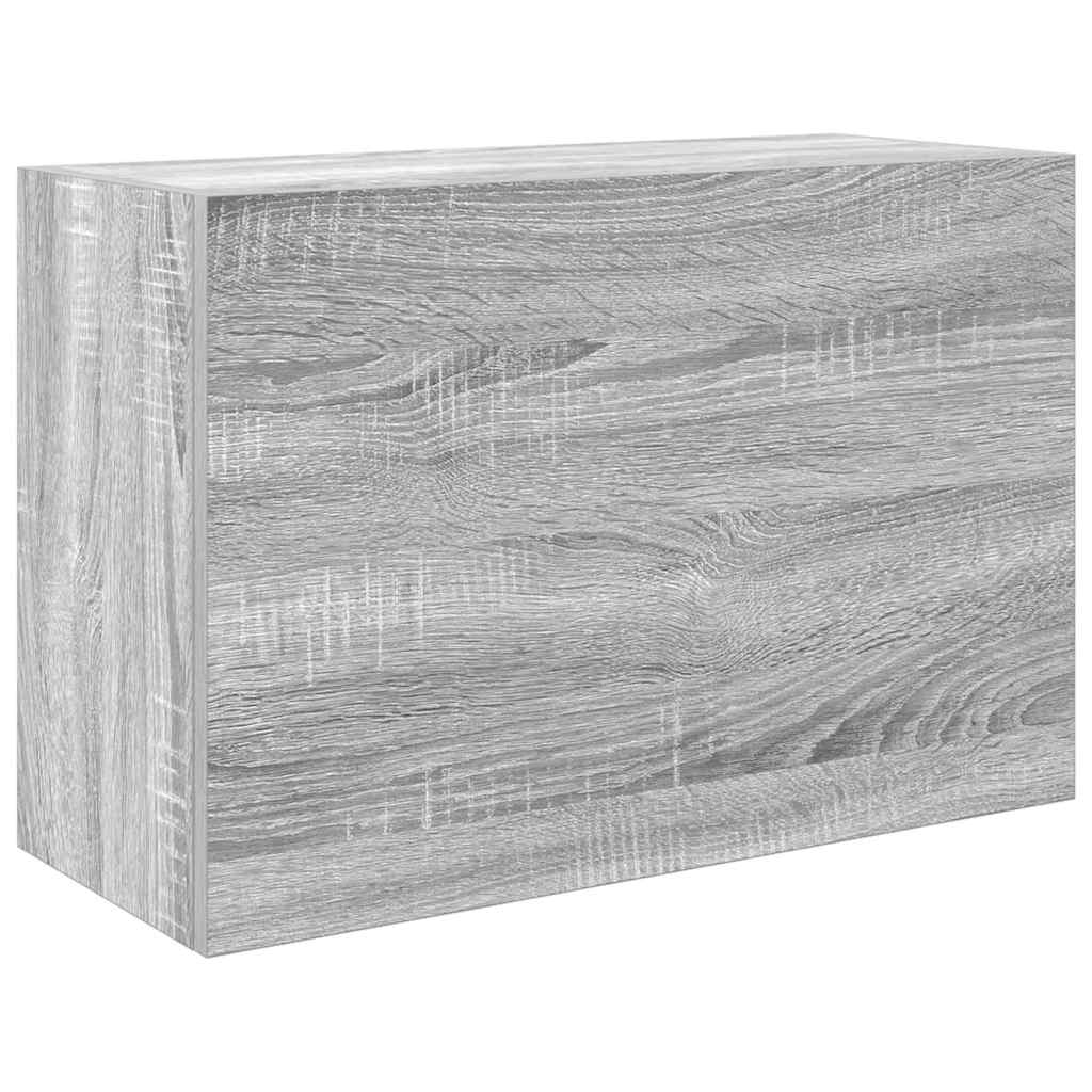 Bathroom Wall Cabinet Grey Sonoma 60x25x40 cm Engineered Wood - Bend