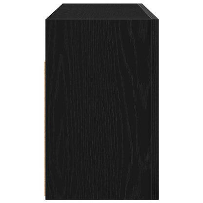 Bathroom Wall Cabinet Black 80x25x40 cm Engineered Wood