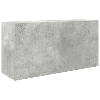 Bathroom Wall Cabinet Concrete Grey 80x25x40 cm Engineered Wood - Bend