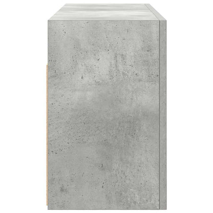 Bathroom Wall Cabinet Concrete Grey 80x25x40 cm Engineered Wood - Bend