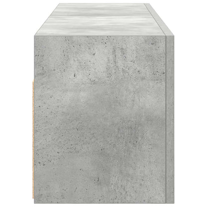 Bathroom Wall Cabinet Concrete Grey 100x25x30 cm Engineered Wood - Bend