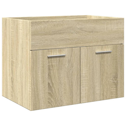 4 Piece Bathroom Furniture Set Sonoma Oak Engineered Wood