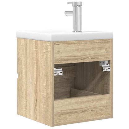 2 Piece Bathroom Furniture Set Sonoma Oak Engineered Wood