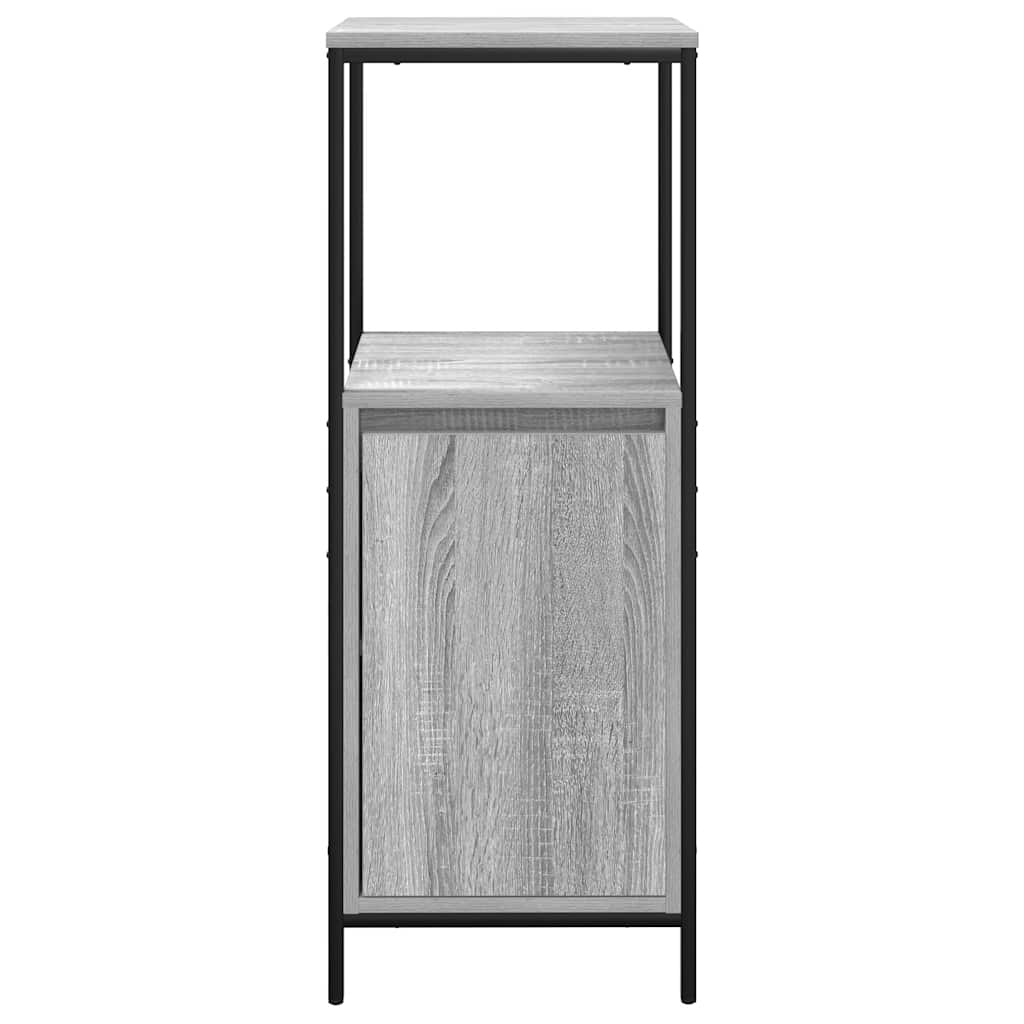 Bathroom Cabinet with Shelves Grey Sonoma 36x35x95 cm