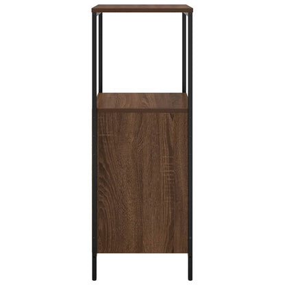 Bathroom Cabinet with Shelves Brown Oak 36x35x95 cm