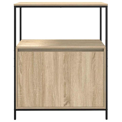 Bathroom Cabinet with Shelves Sonoma Oak 76.5x35x95 cm