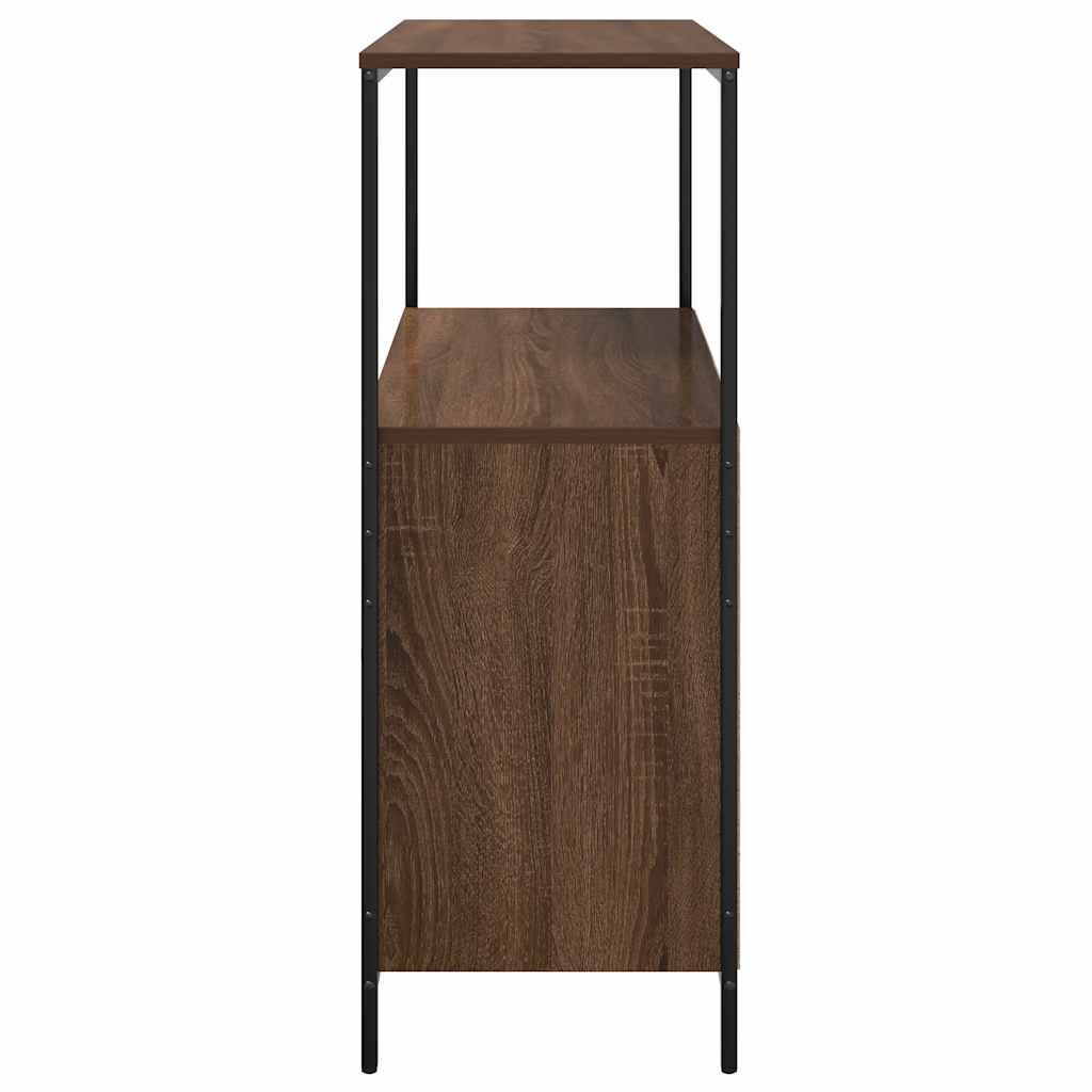 Bathroom Cabinet with Shelves Brown Oak 76.5x35x95 cm