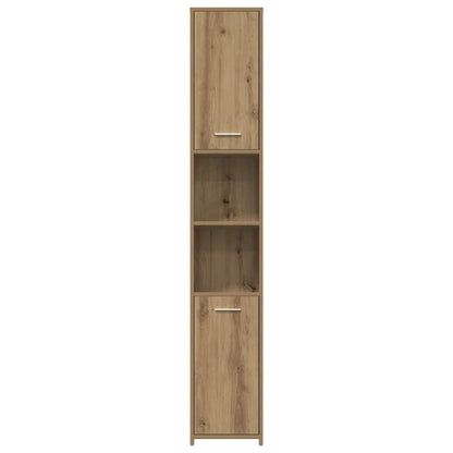 Bathroom Cabinet Artisan Oak 30x30x183.5 cm Engineered Wood