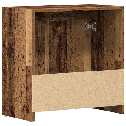 Bathroom Sink Cabinet Old Wood 60x33x60 cm Engineered Wood