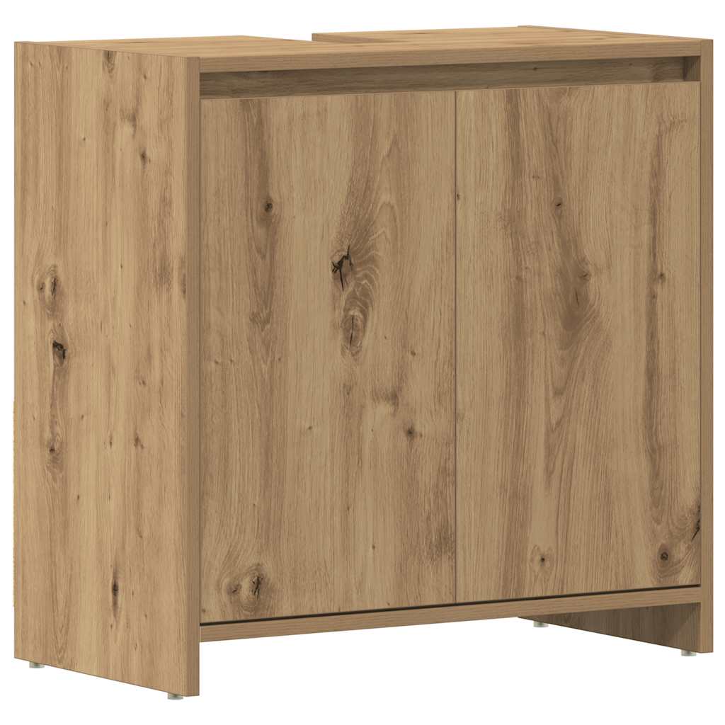 Bathroom Sink Cabinet Artisan Oak 60x33x60 cm Engineered Wood