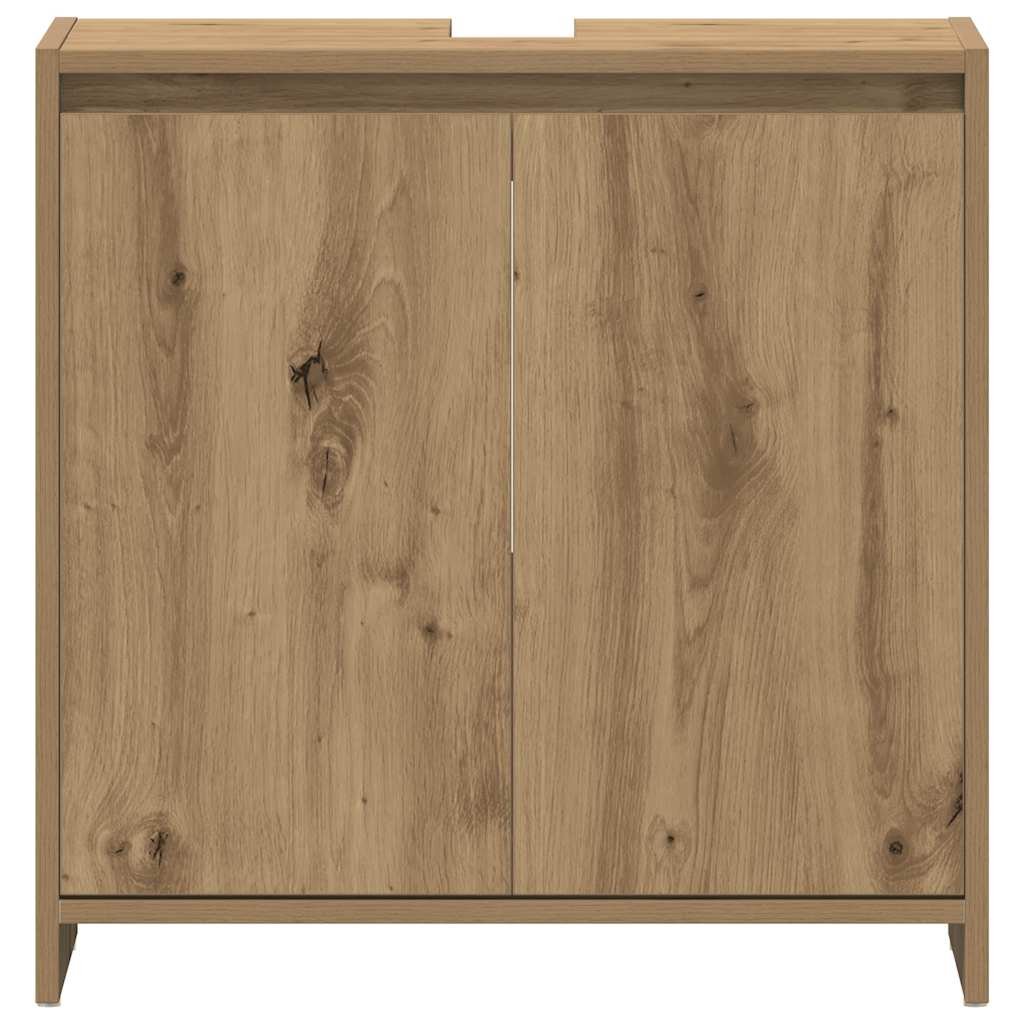 Bathroom Sink Cabinet Artisan Oak 60x33x60 cm Engineered Wood