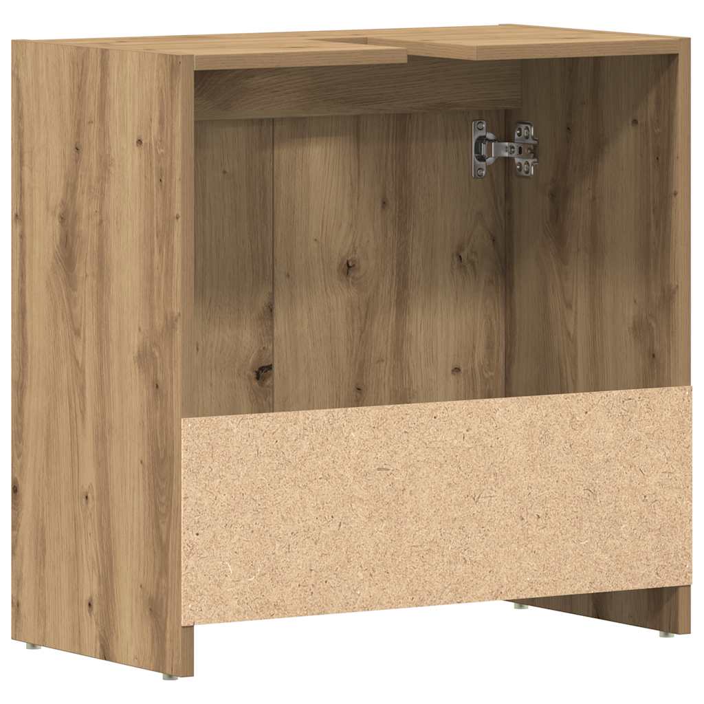 Bathroom Sink Cabinet Artisan Oak 60x33x60 cm Engineered Wood