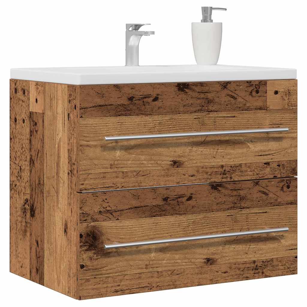 Bathroom Sink Cabinet Old Wood 60x38.5x48 cm Engineered Wood