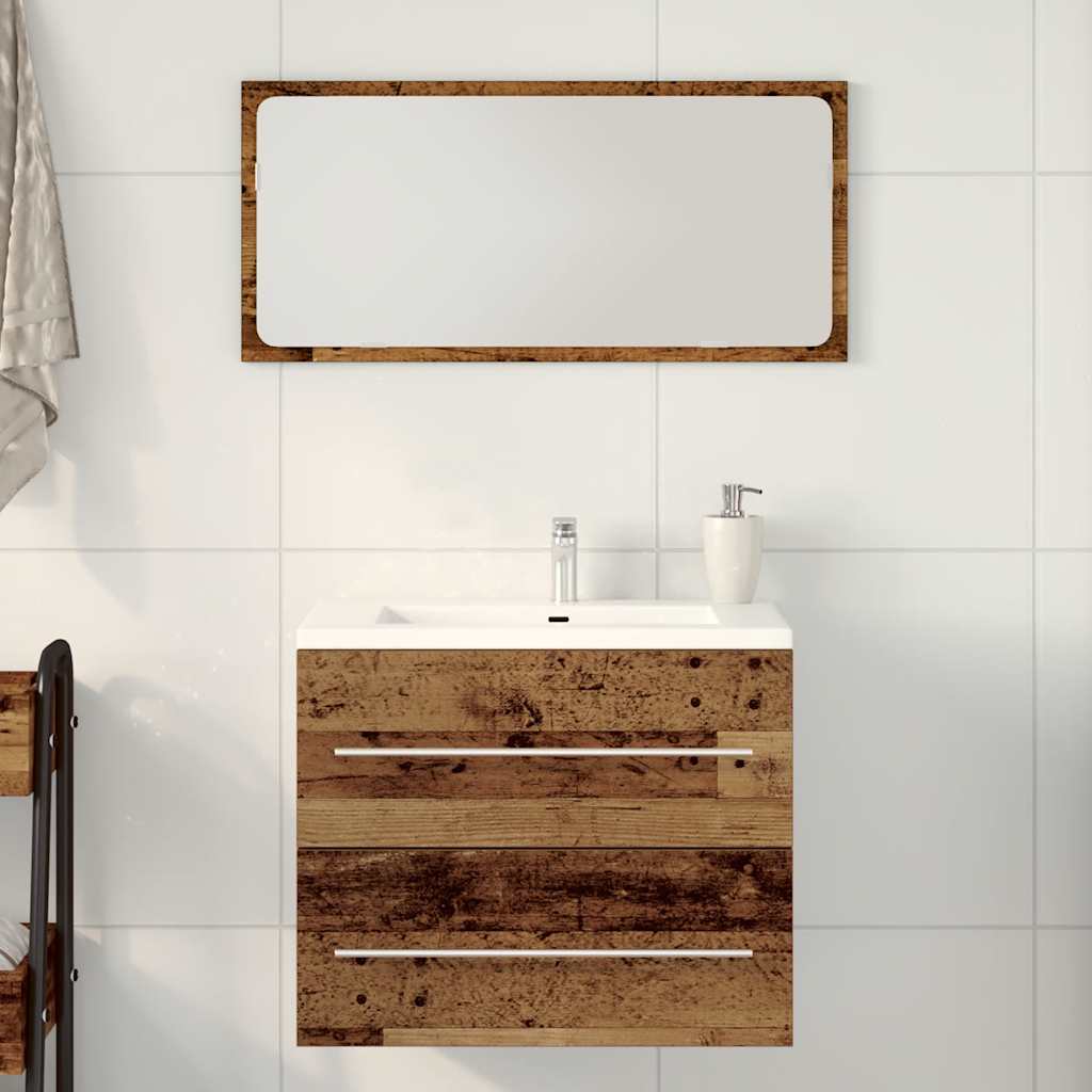 Bathroom Sink Cabinet Old Wood 60x38.5x48 cm Engineered Wood