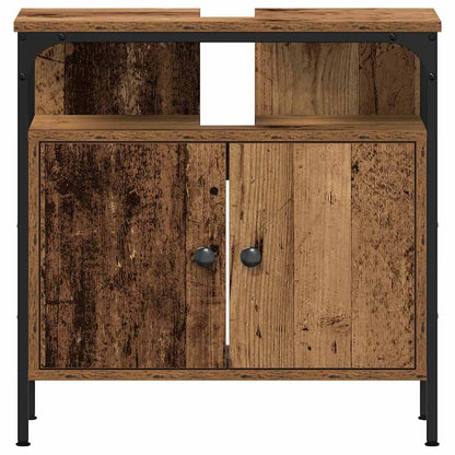 Bathroom Sink Cabinet Old Wood 60x30x60 cm Engineered Wood