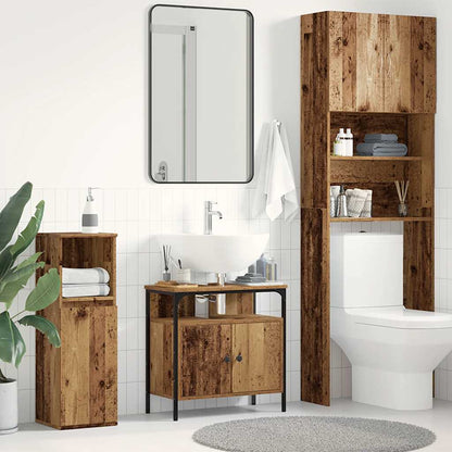 Bathroom Sink Cabinet Old Wood 60x30x60 cm Engineered Wood