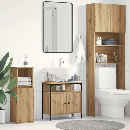 Bathroom Sink Cabinet Artisan Oak 60x30x60 cm Engineered Wood