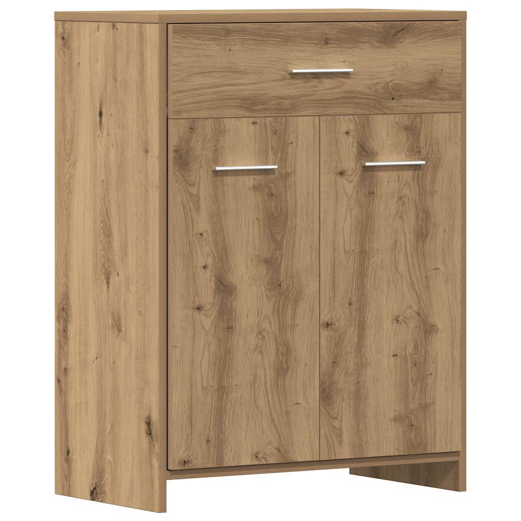 4 Piece Bathroom Furniture Set Artisan Oak Engineered Wood