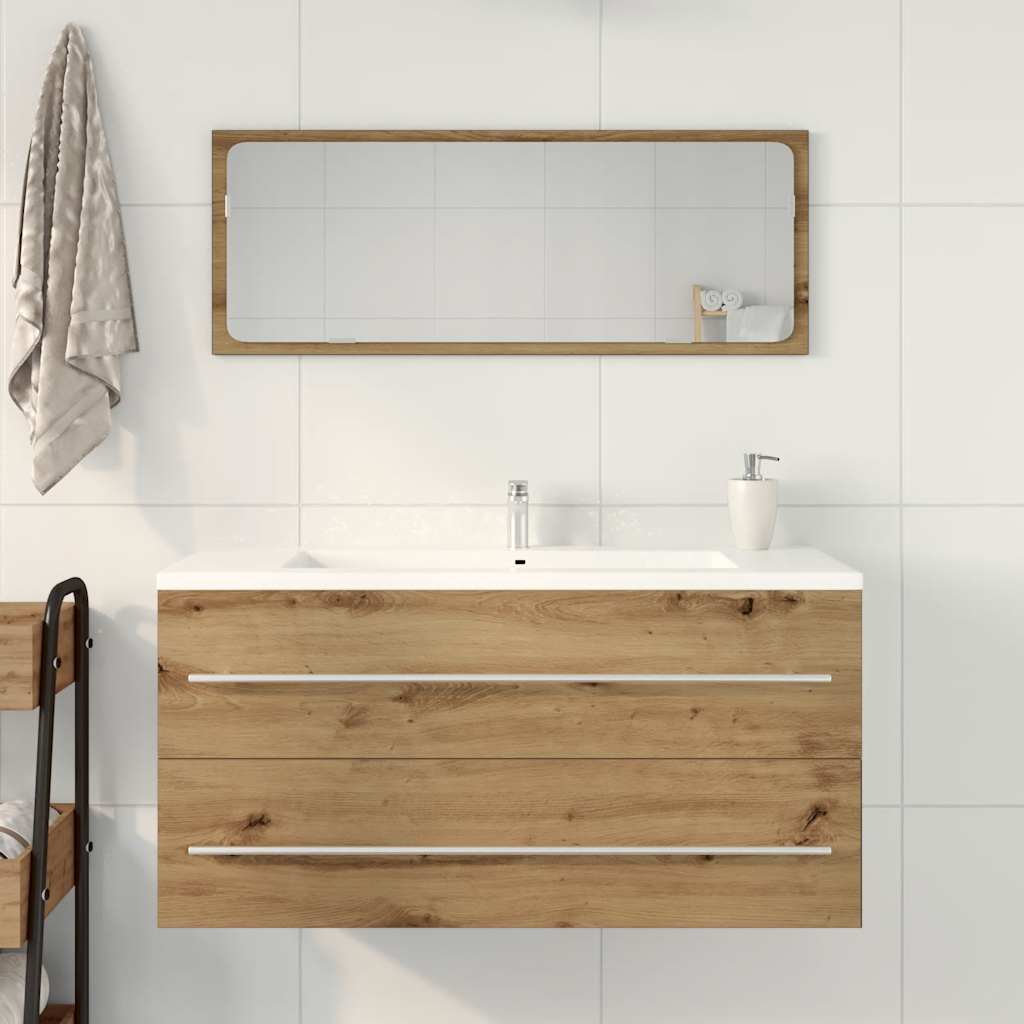 Bathroom Sink Cabinet Artisan Oak 100x38.5x48 cm Engineered Wood