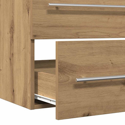 Bathroom Sink Cabinet Artisan Oak 100x38.5x48 cm Engineered Wood