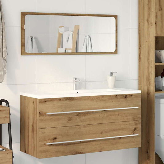 Bathroom Sink Cabinet Artisan Oak 100x38.5x48 cm Engineered Wood