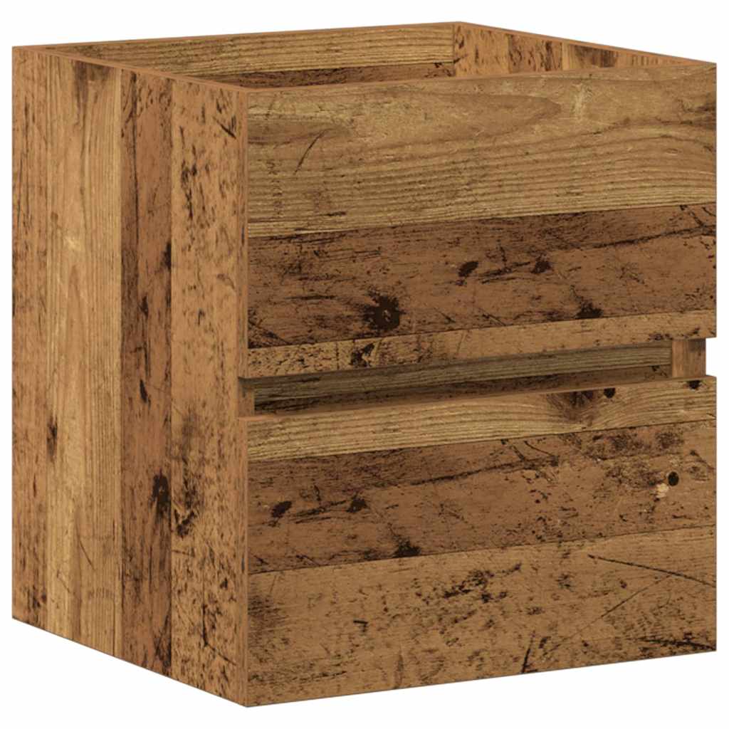 Bathroom Sink Cabinet Old Wood 41x38.5x45 cm Engineered Wood