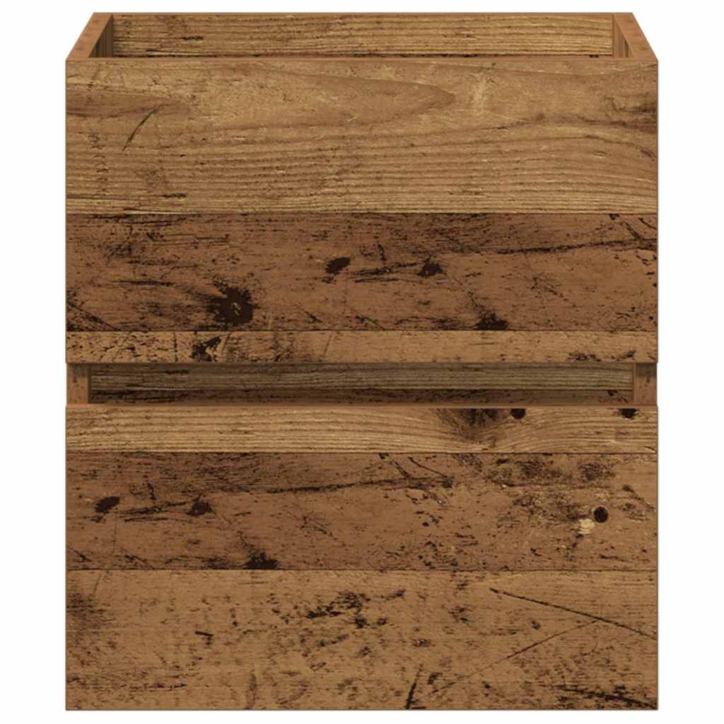 Bathroom Sink Cabinet Old Wood 41x38.5x45 cm Engineered Wood