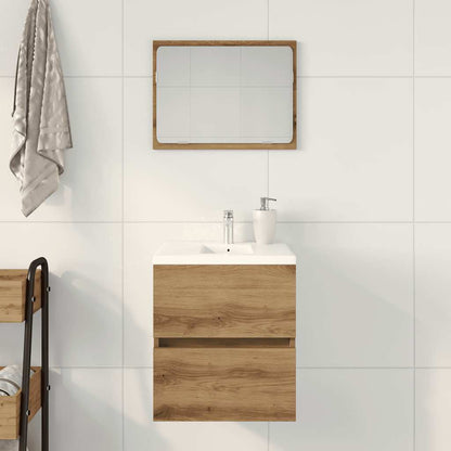 Bathroom Sink Cabinet Artisan Oak 41x38.5x45 cm Engineered Wood