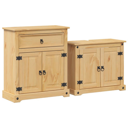 2 Piece Bathroom Furniture Set Corona Solid Wood Pine