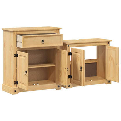 2 Piece Bathroom Furniture Set Corona Solid Wood Pine