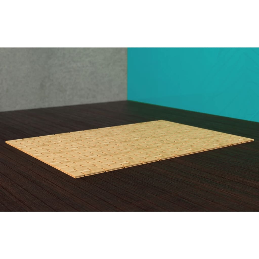 Low Profile Bamboo Bath Mat - Bend