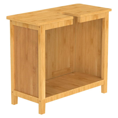 Bathroom Base Cabinet Bamboo 67x28x60 cm