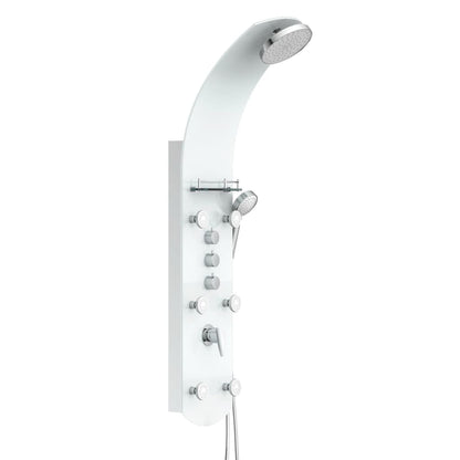 EISL Shower Panel with Mixer KARIBIK White