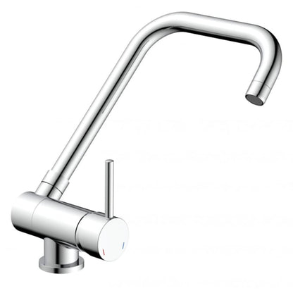 Kitchen Mixer Tap with Tiltable Spout FLEXO Chrome