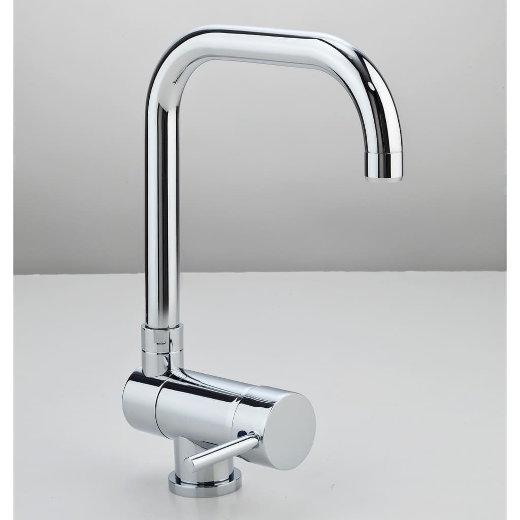 Kitchen Mixer Tap with Tiltable Spout FLEXO Chrome